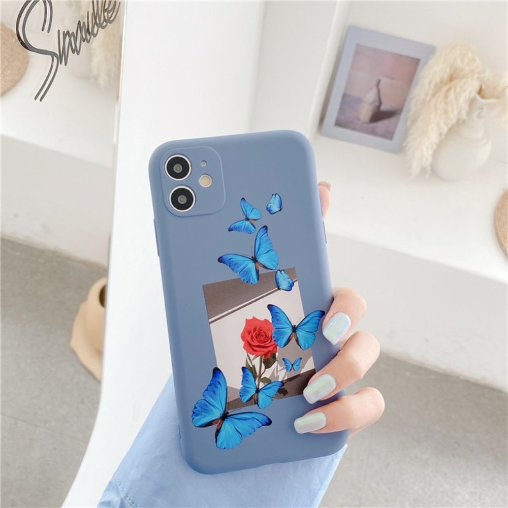 Beige Cartoon Candy TPU gift iPhone Case
